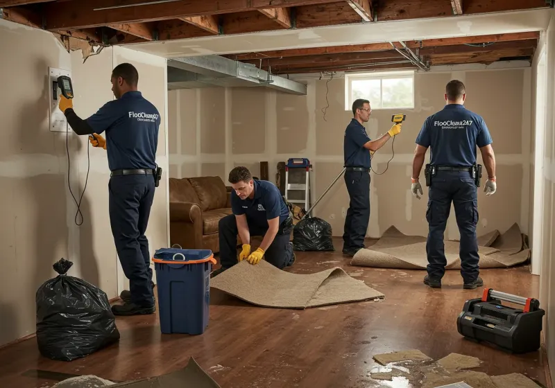 Flood DamageMaterial Assessment and Debris Removal process in Sunray, TX