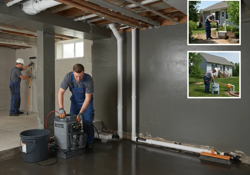 Basement Waterproofing and Flood Prevention process in Sunray, TX